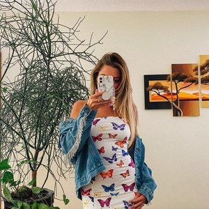 Superdown Chloe Strapless Bodycon Dress